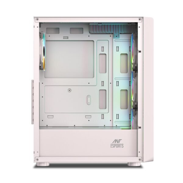 ANT ESPORTS CABINET 211 AIR WHITE - SLEEK AND MODERN GAMING PC CASE