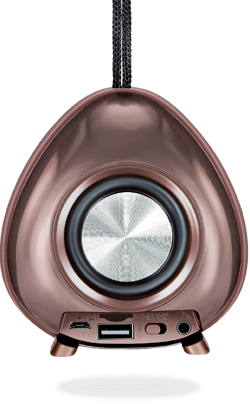 FINGERS BLUETOOTH SPEAKER - BROWNIE - PORTABLE AND POWERFUL AUDIO ON THE GO