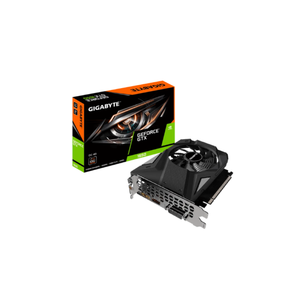 GIGABYTE GEFORCE GTX 1650 4GB DDR6 OC EDITION SINGLE FAN GRAPHICS CARD