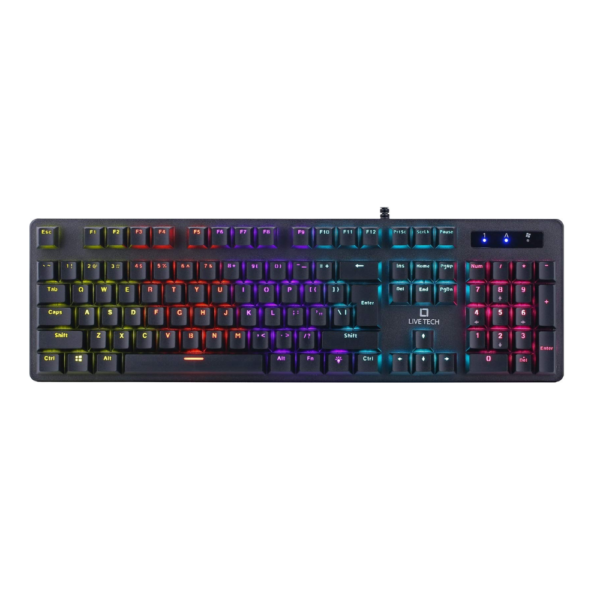 LIVE TECH PHANTOM PLUS WIRED MECHANICAL KEYBOARD WITH RGB LED BACKLIT